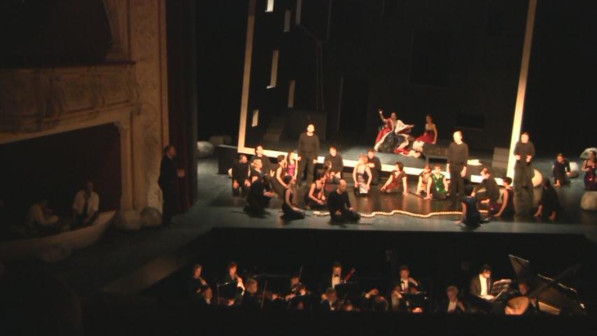 Die Kette zerrissen, die Tiere befreit, Alcina und Morgana bleiben allein